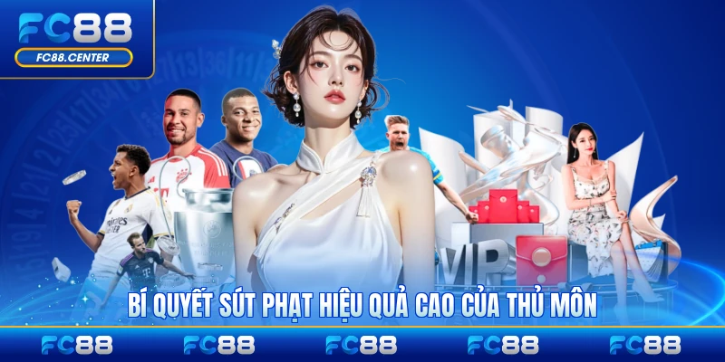 Bí quyết sút phạt hiệu quả cao của thủ môn