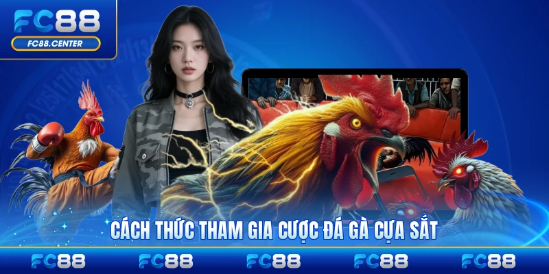 Cách thức tham gia cược đá gà cựa sắt đầy đủ từng bước