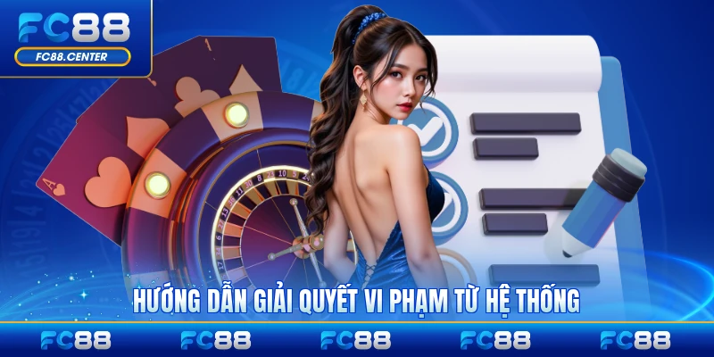 Hướng dẫn giải quyết vi phạm từ hệ thống FC88 nhanh chóng